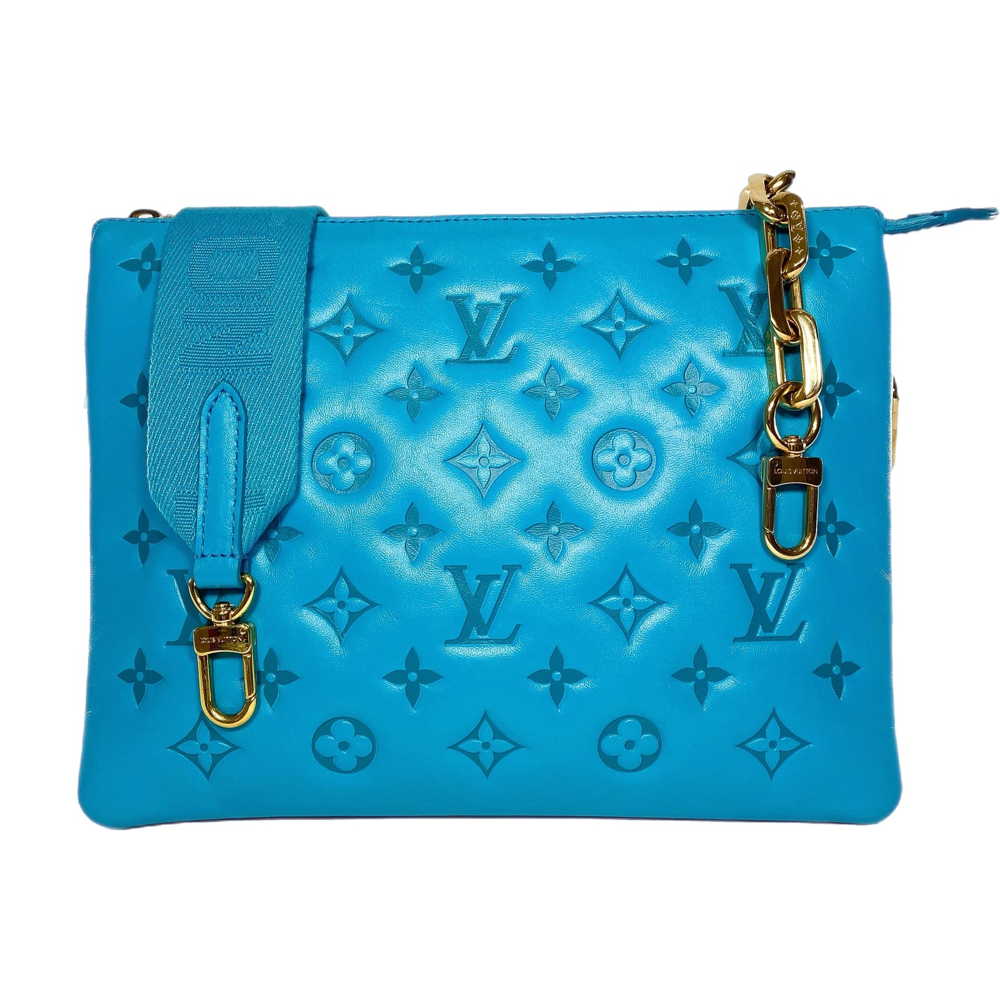 Louis Vuitton Turquoise Coussin PM
