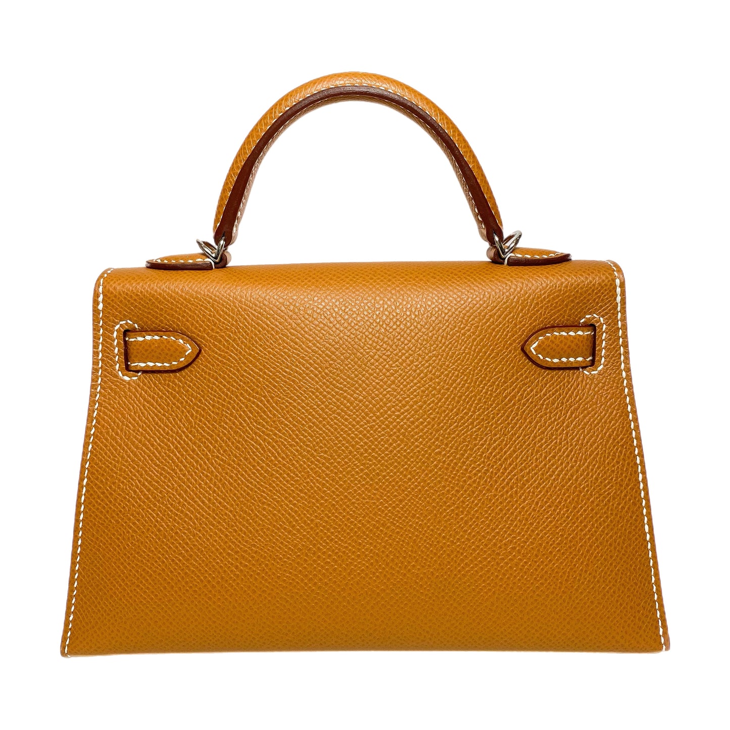 Hermes Mini Kelly 20 Gold Epsom Palladium Hardware