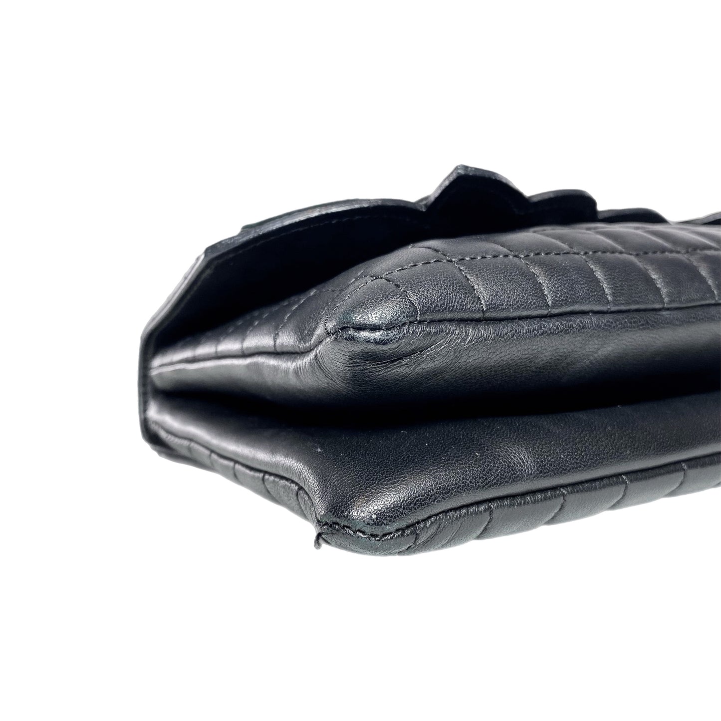 Chanel Black No. 5 Camellia Flap Bag