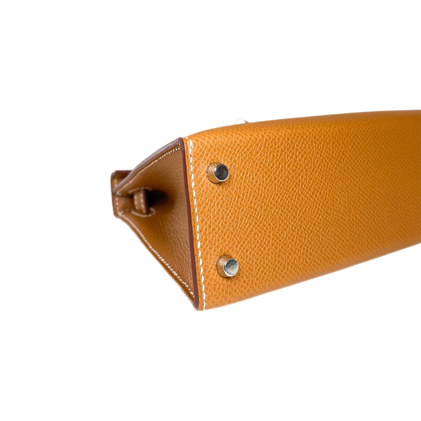 Hermes Mini Kelly 20 Gold Epsom Palladium Hardware