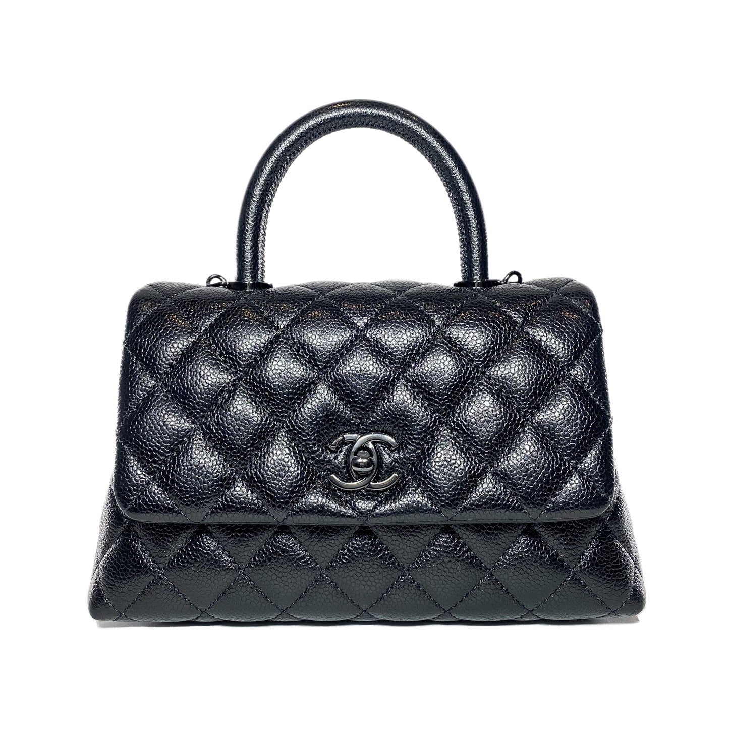 Chanel So Black Mini Coco Handle