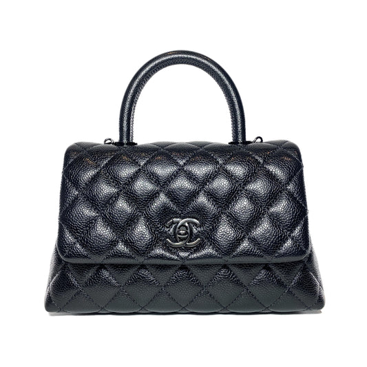 Chanel So Black Mini Coco Handle