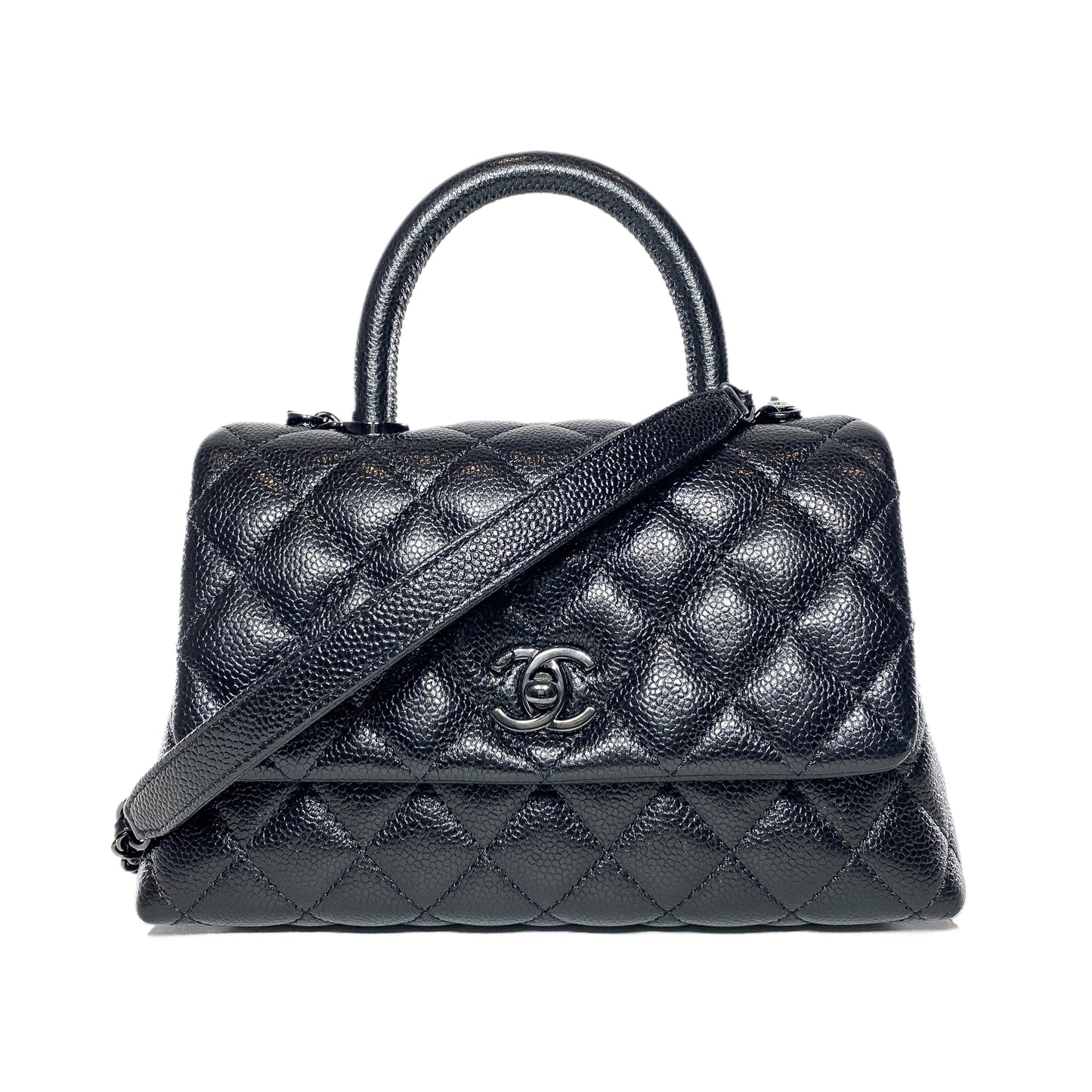 Chanel So Black Mini Coco Handle