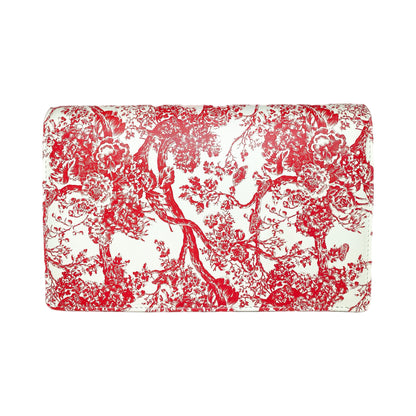 Dior Red Toile de Jouy Diorama Wallet on Chain