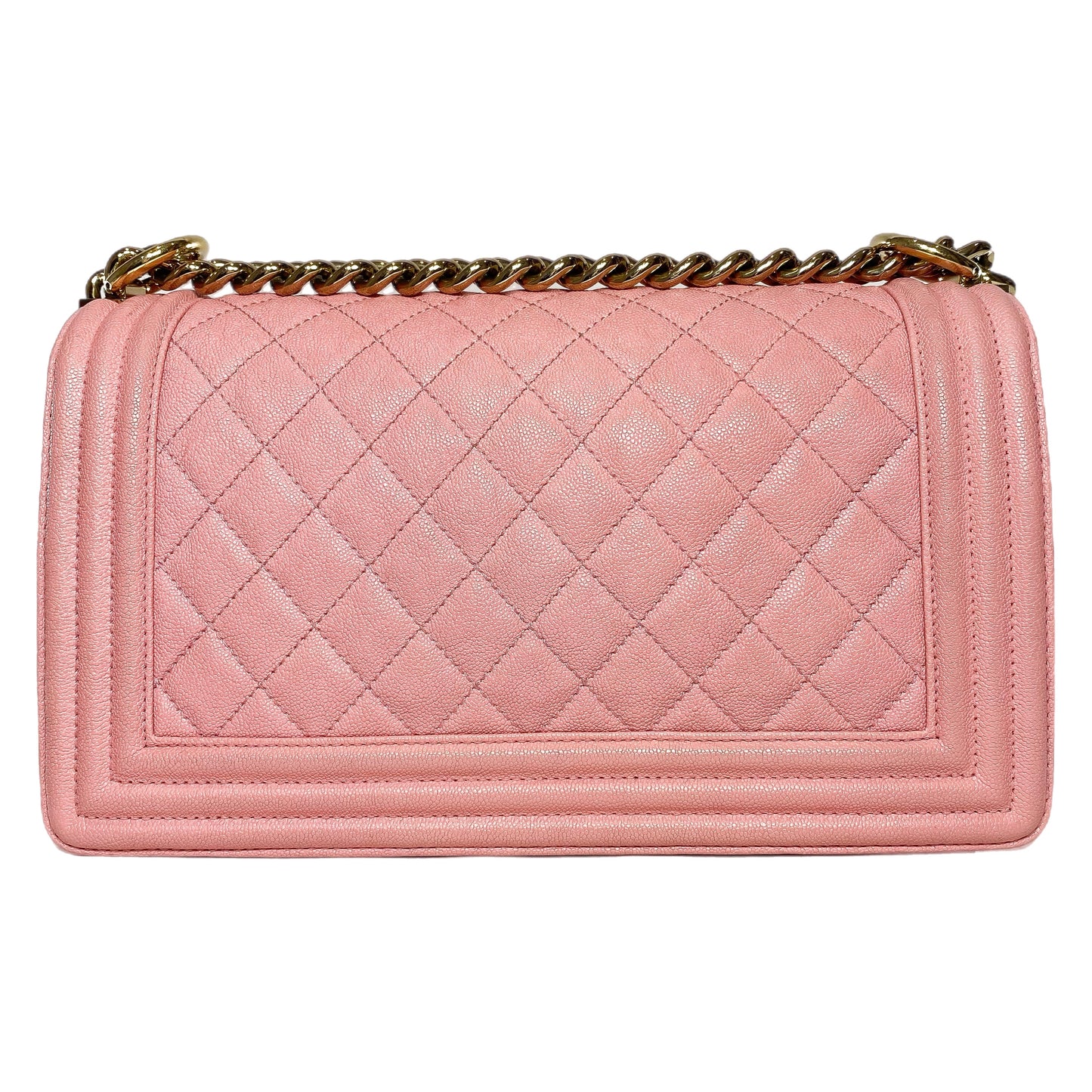 Chanel Pink Old Medium Boy Bag