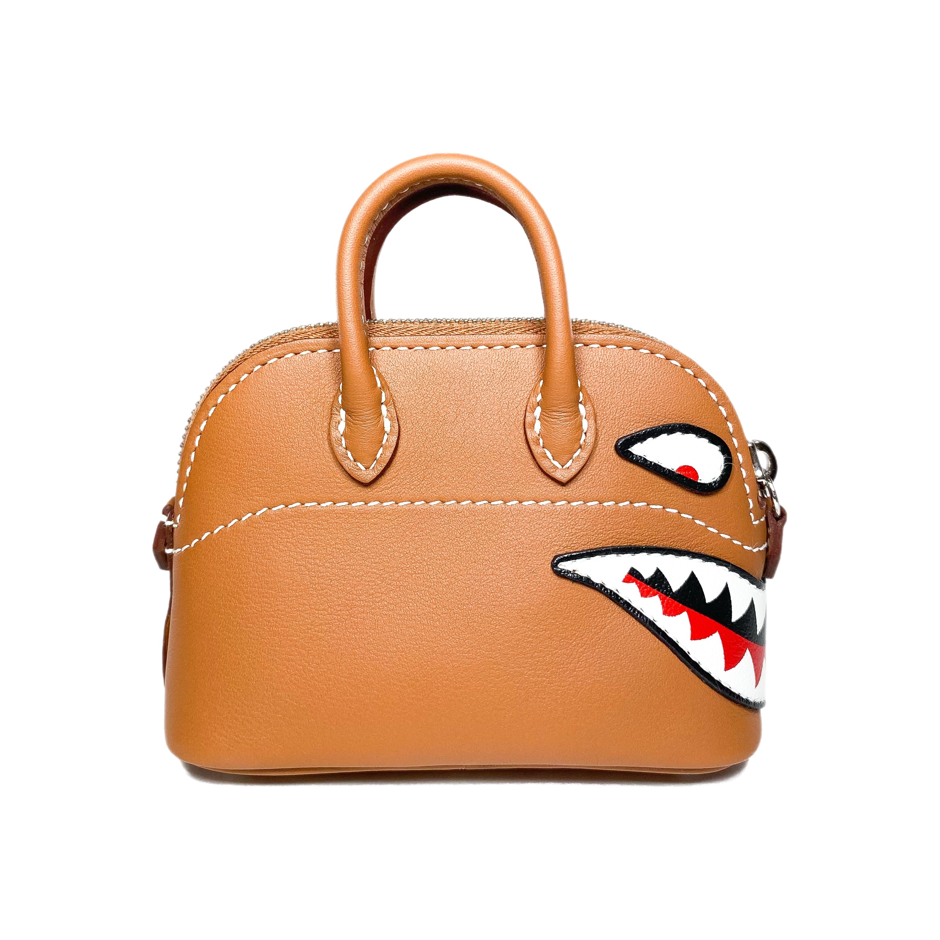 Hermes Gold Bolide Shark Bag Charm