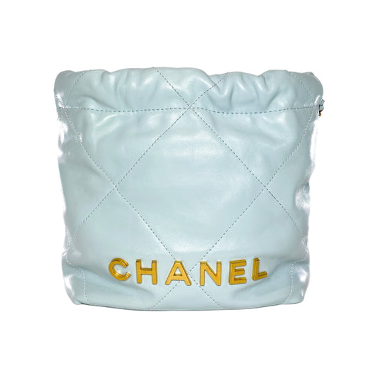 Chanel 22 Baby Blue Mini