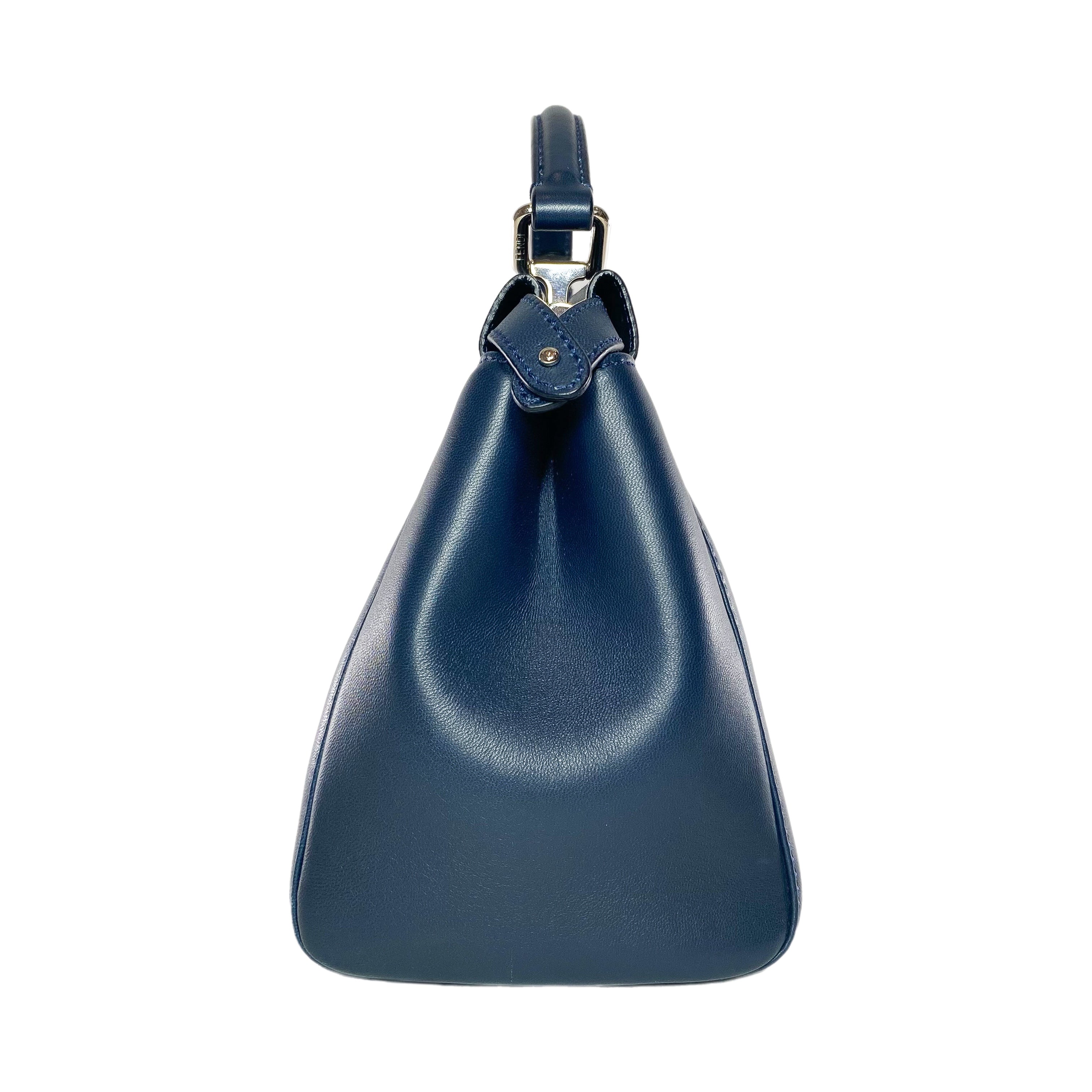 Fendi Dark Blue Mini Peekaboo