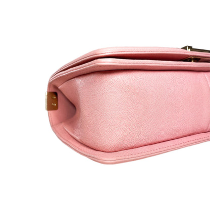 Chanel Pink Old Medium Boy Bag