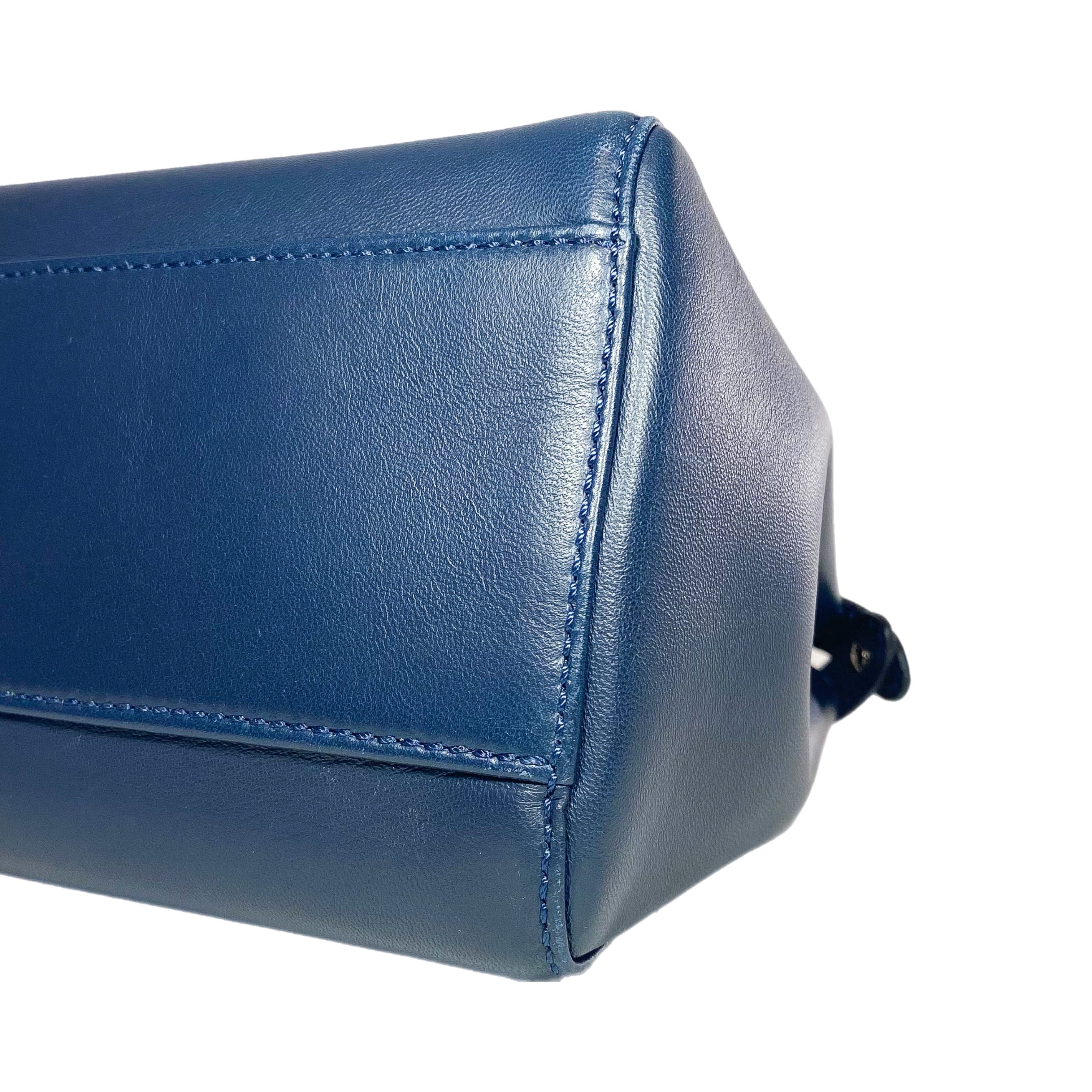 Fendi Dark Blue Mini Peekaboo