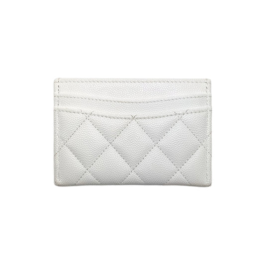 Chanel White Cardholder