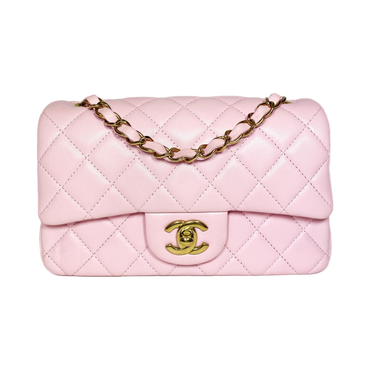 Chanel Pale Pink Mini Rectangle