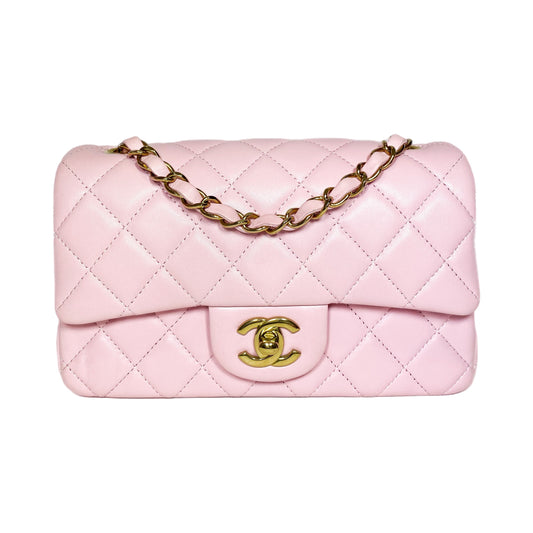 Chanel Pale Pink Mini Rectangle
