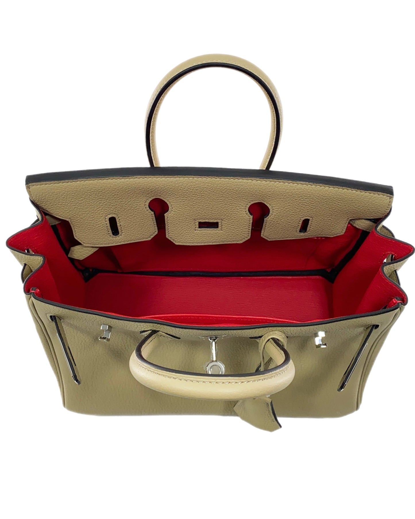 Hermes Birkin 25 Trench Togo Verso Palladium Hardware - Online Only