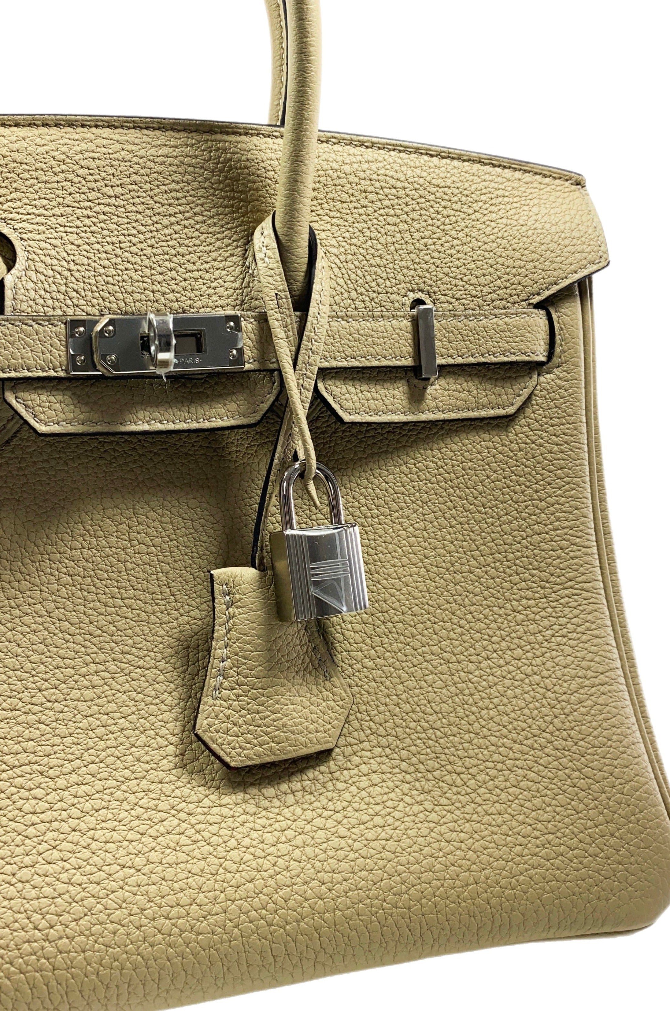 Hermes Birkin 25 Trench Togo Verso Palladium Hardware