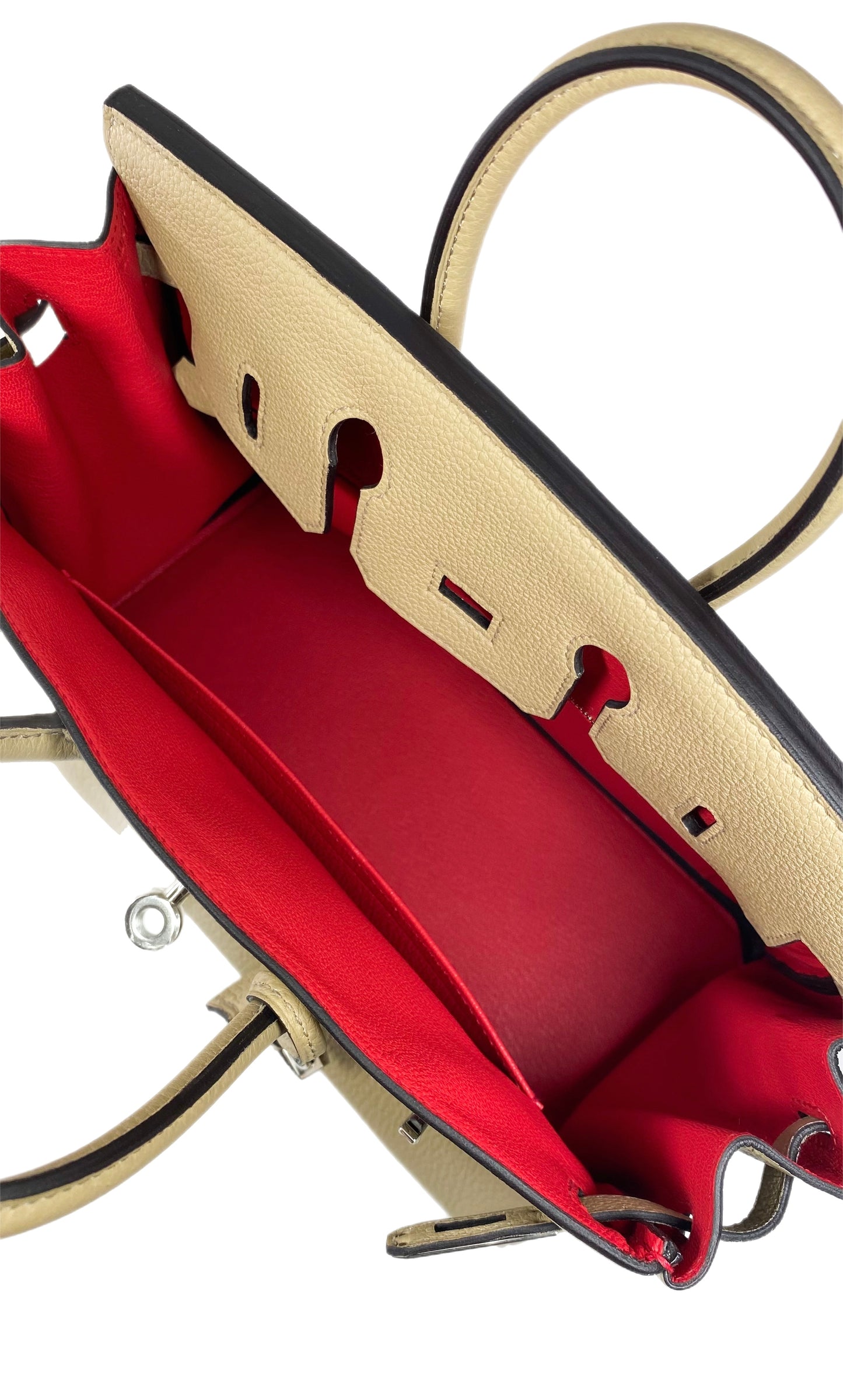 Hermes Birkin 25 Trench Togo Verso Palladium Hardware - Online Only