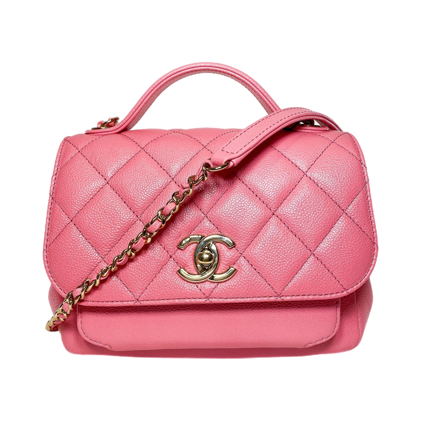 Chanel Pink Business Affinity Small Flap Bag