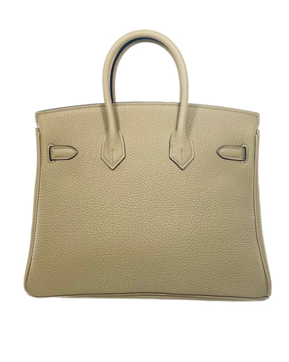 Hermes Birkin 25 Trench Togo Verso Palladium Hardware - Online Only