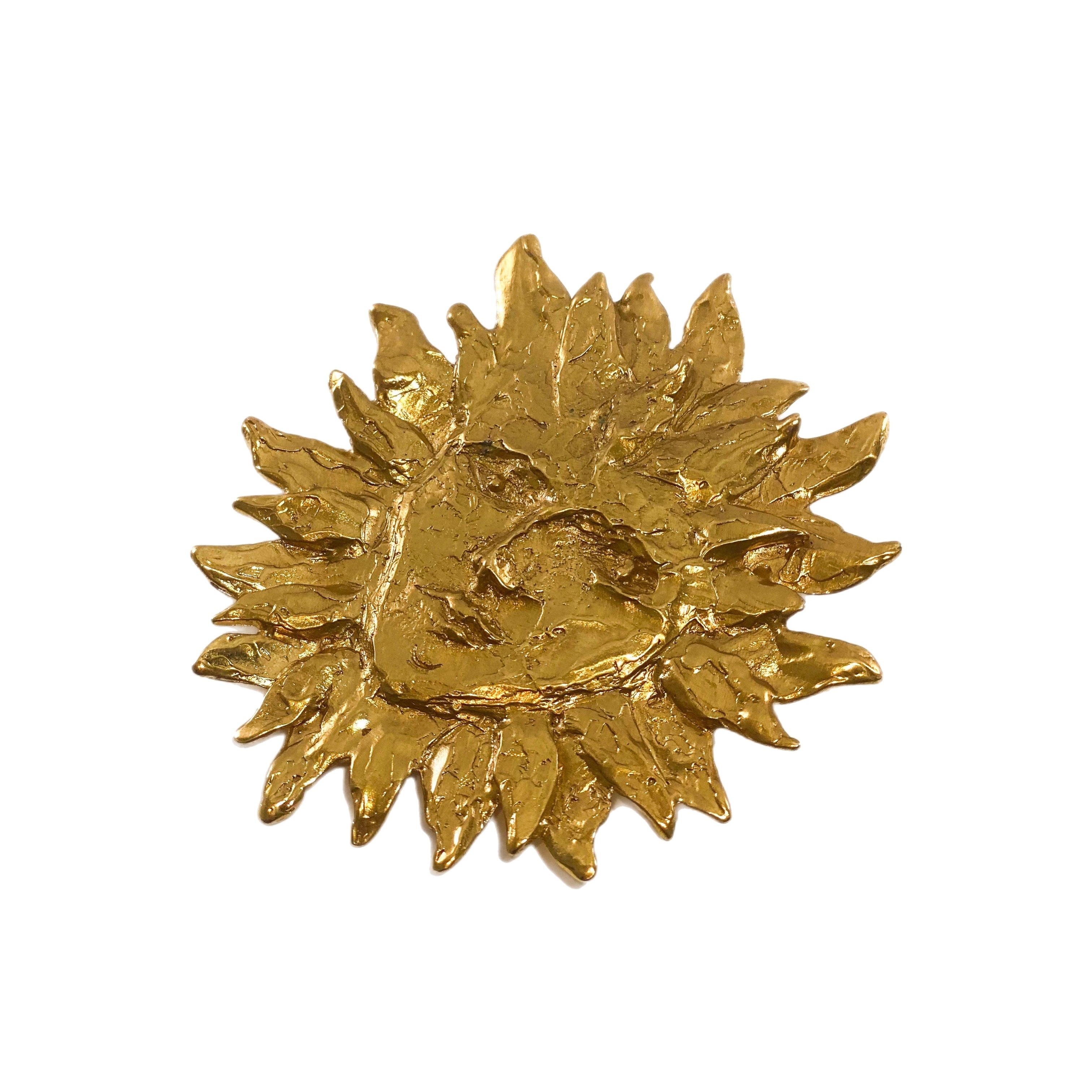 YSL Sun Face Brooch