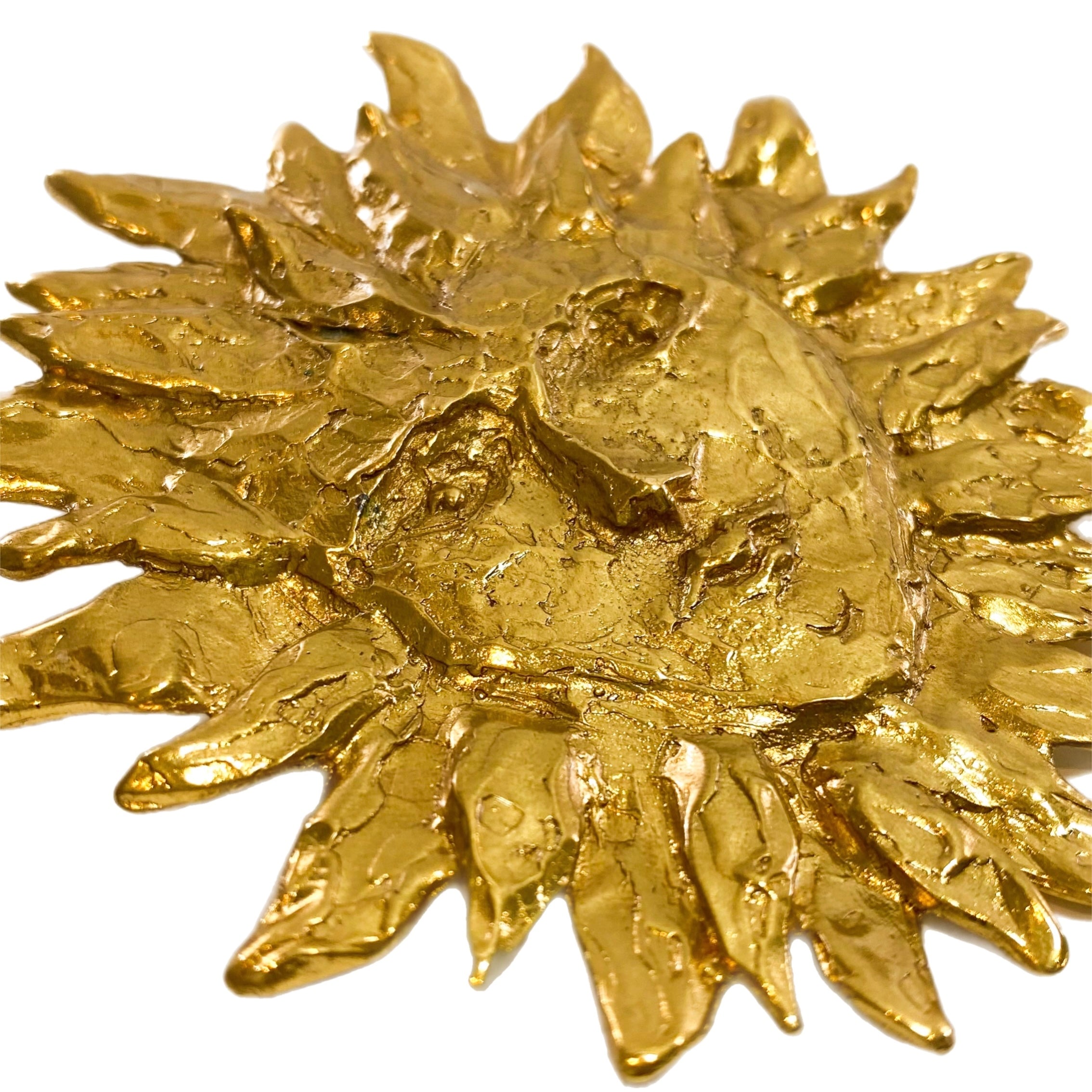 YSL Sun Face Brooch