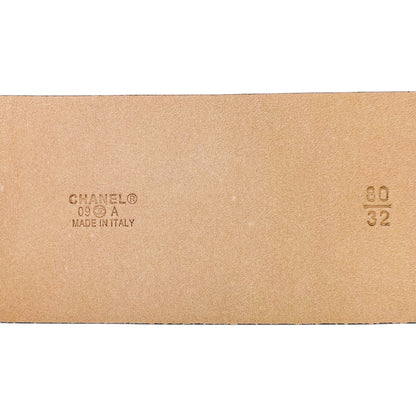 Chanel Black CC Turn Lock Belt