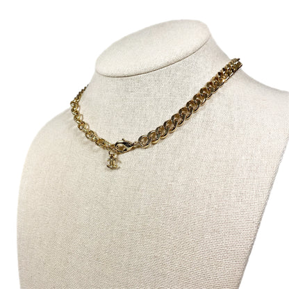 Chanel Black CC Heart Choker