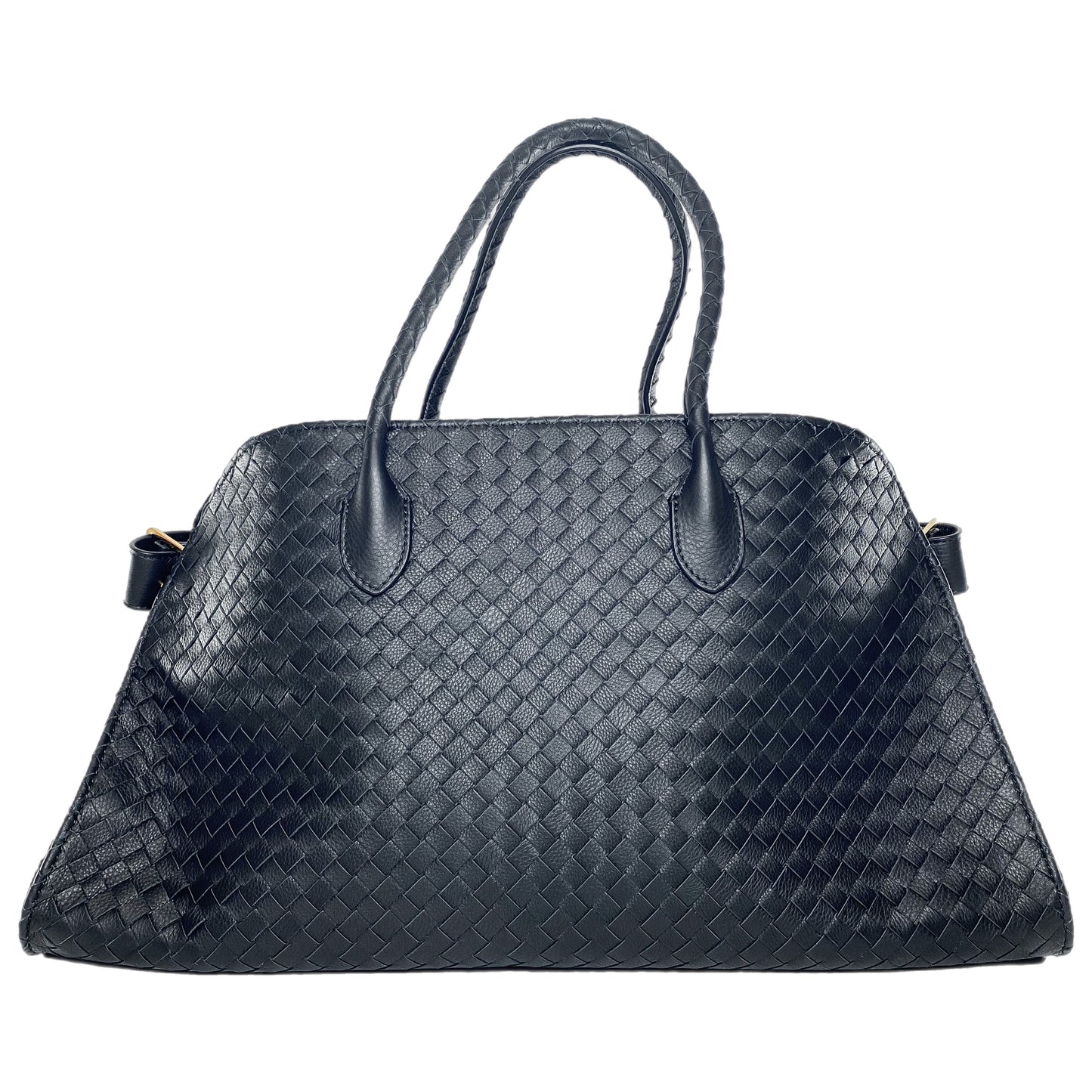 The Row Black Interwoven Margaux Tote Bag