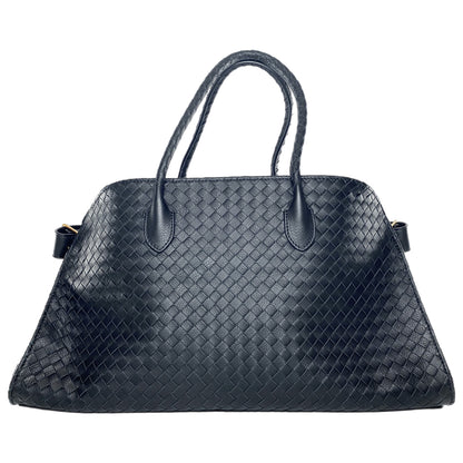 The Row Black Interwoven Margaux Tote Bag