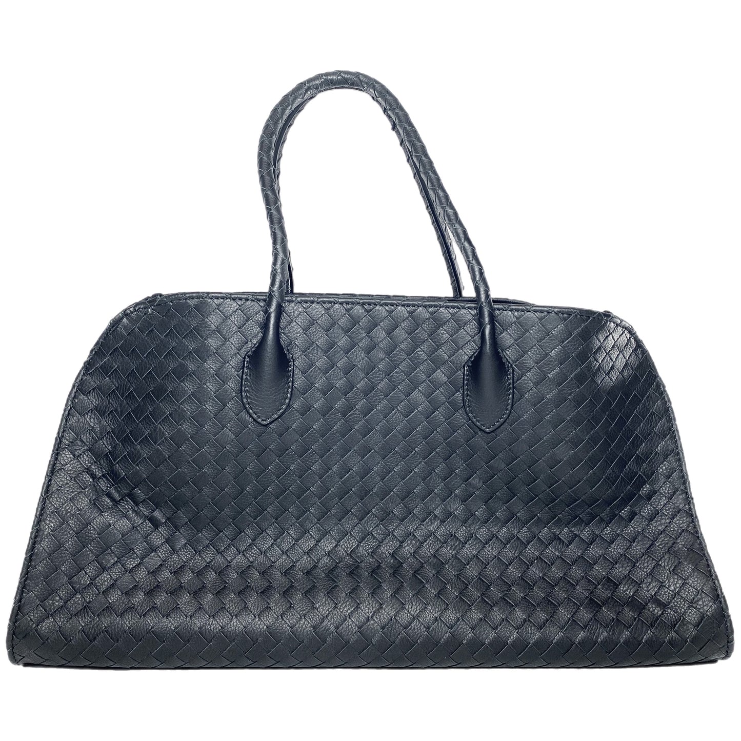 The Row Black Interwoven Margaux Tote Bag