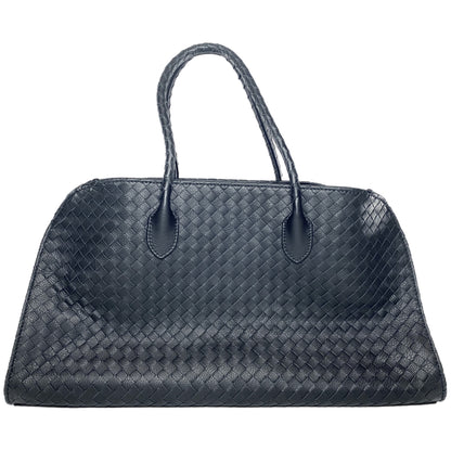 The Row Black Interwoven Margaux Tote Bag