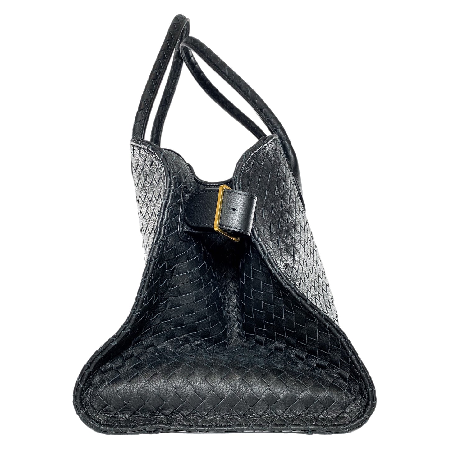The Row Black Interwoven Margaux Tote Bag