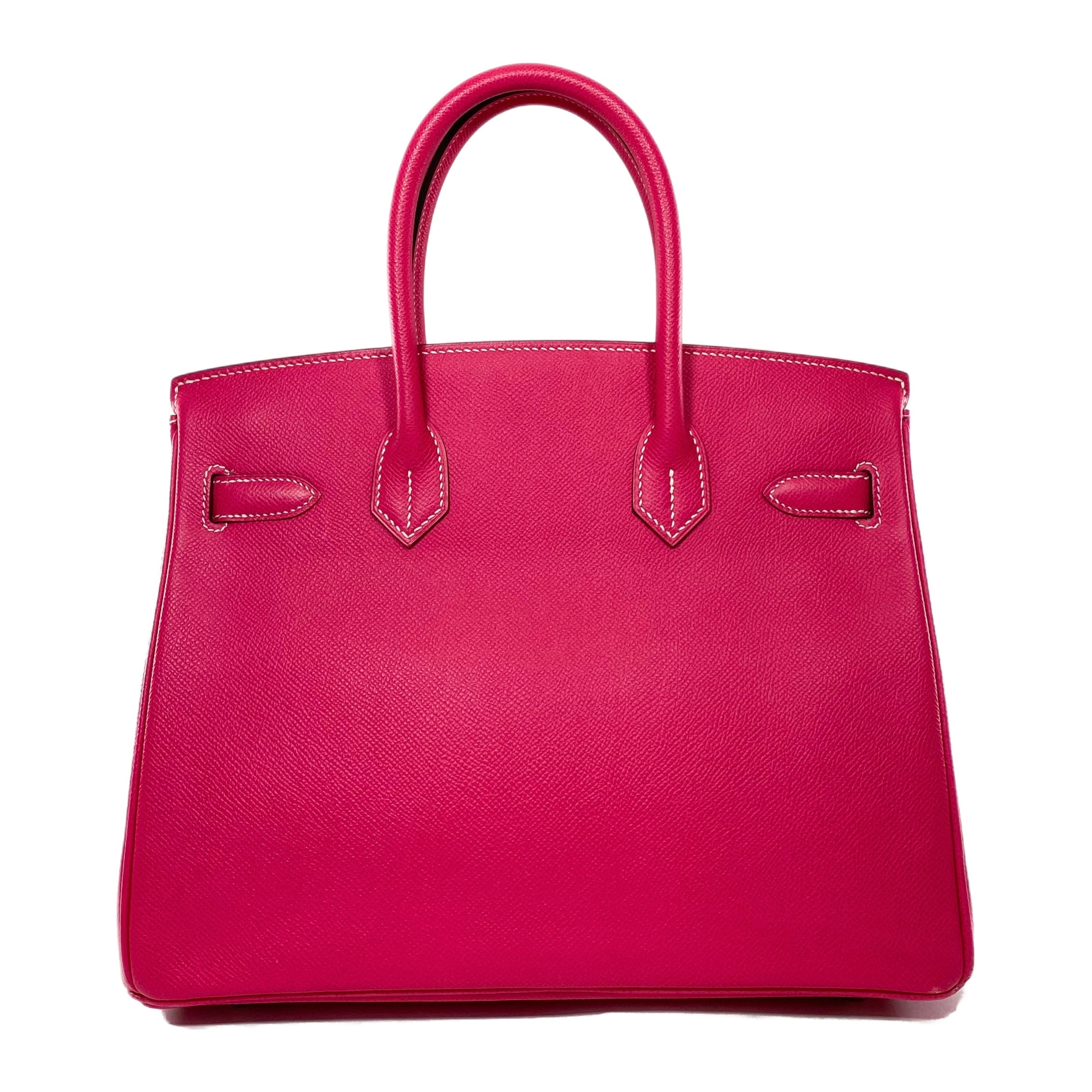 Hermes Birkin 30 Rose Tyrien Epsom Palladium Hardware