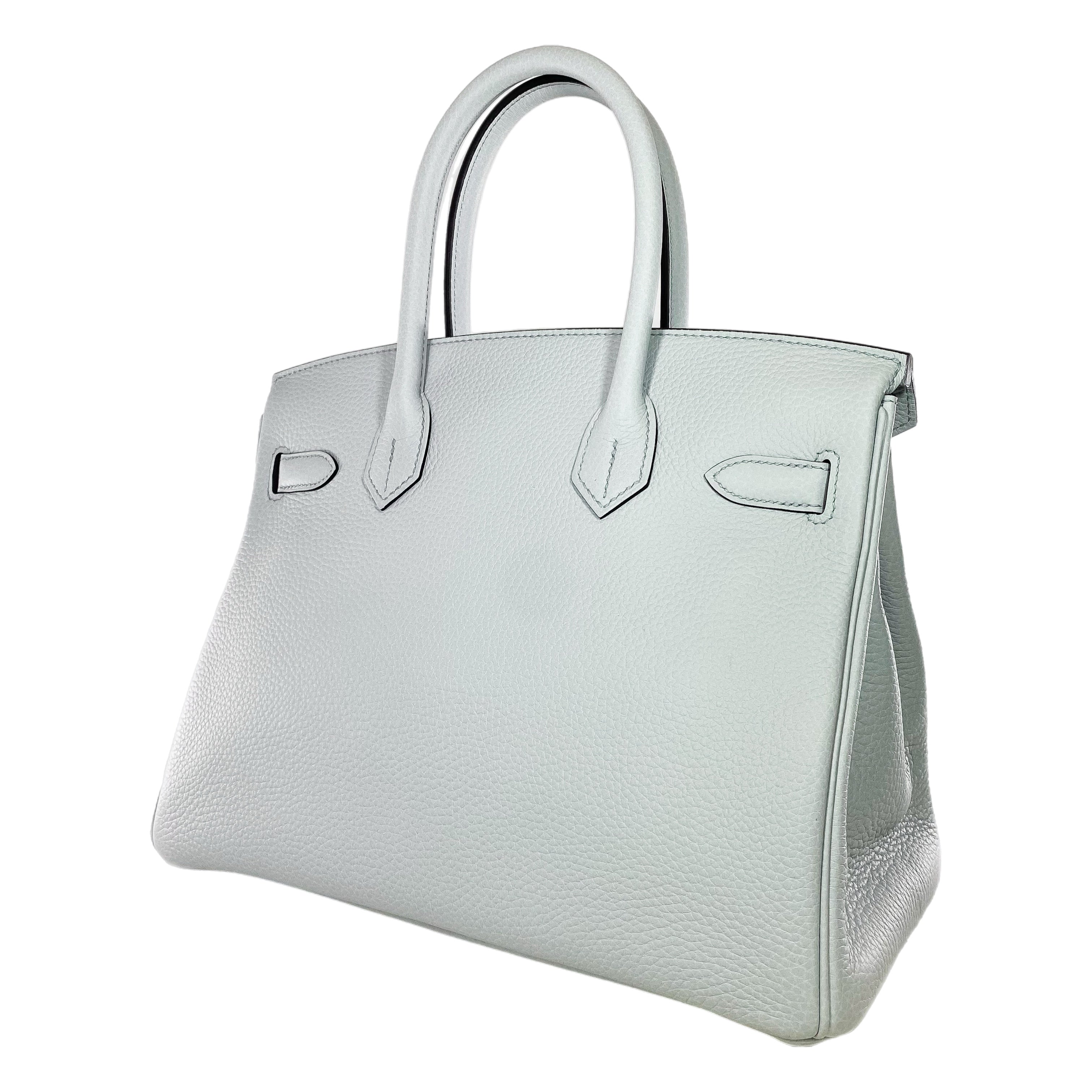 Hermes Birkin 30 Bleu Pale Togo Gold Hardware