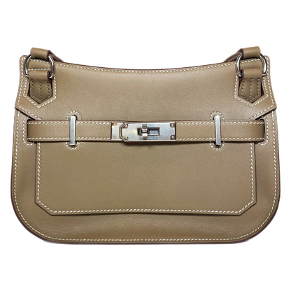 Hermes Mini Jypsiere Etoupe Palladium Hardware