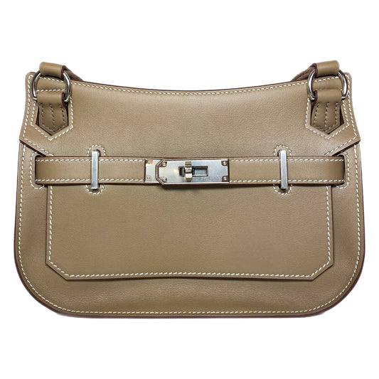 Hermes Mini Jypsiere Etoupe Palladium Hardware