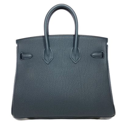 Hermes Birkin 25 Gris Misty Togo Permabrass Hardware