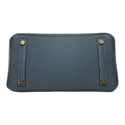 Hermes Birkin 25 Gris Misty Togo Permabrass Hardware