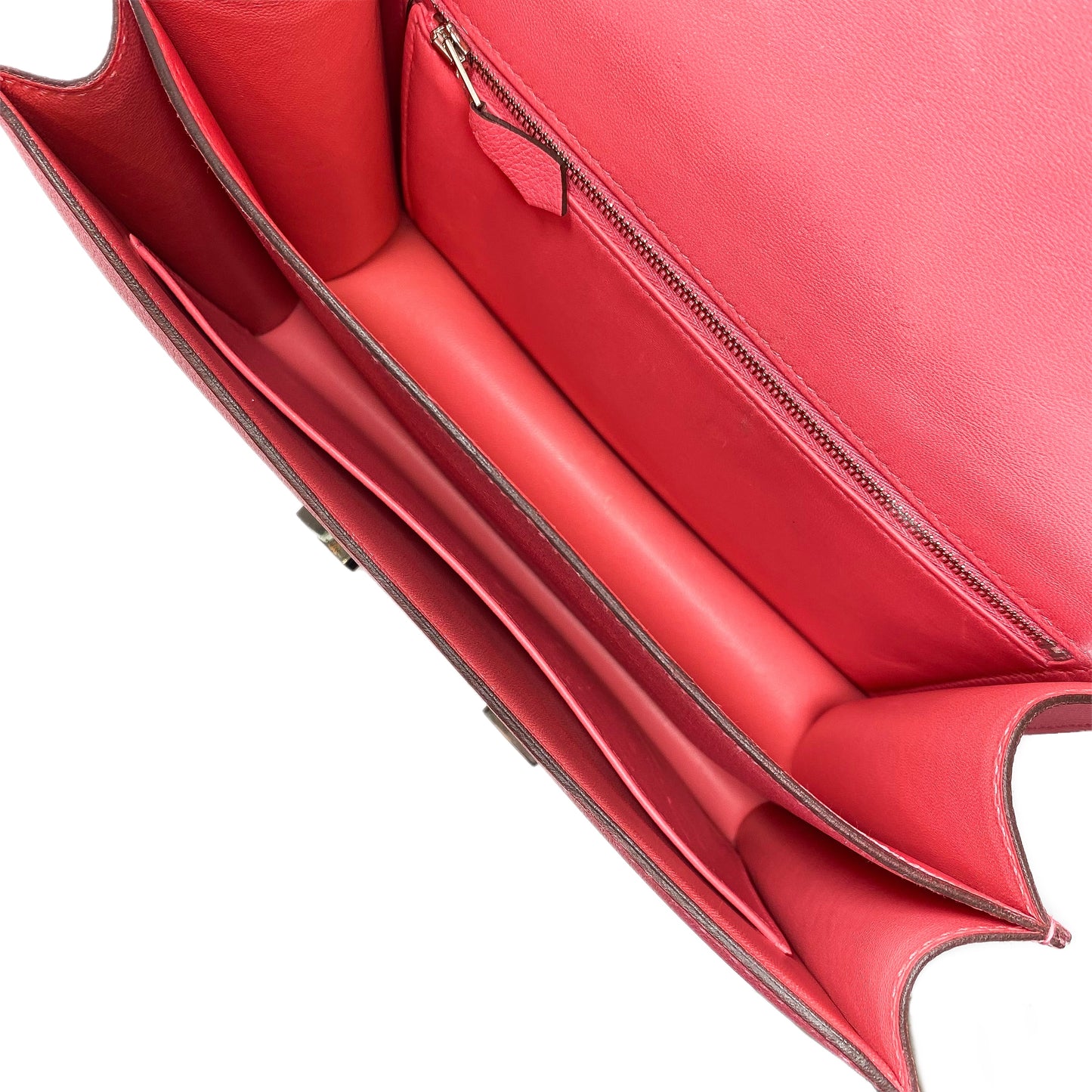 Hermes Constance 24 Rose Azalee Evercolor