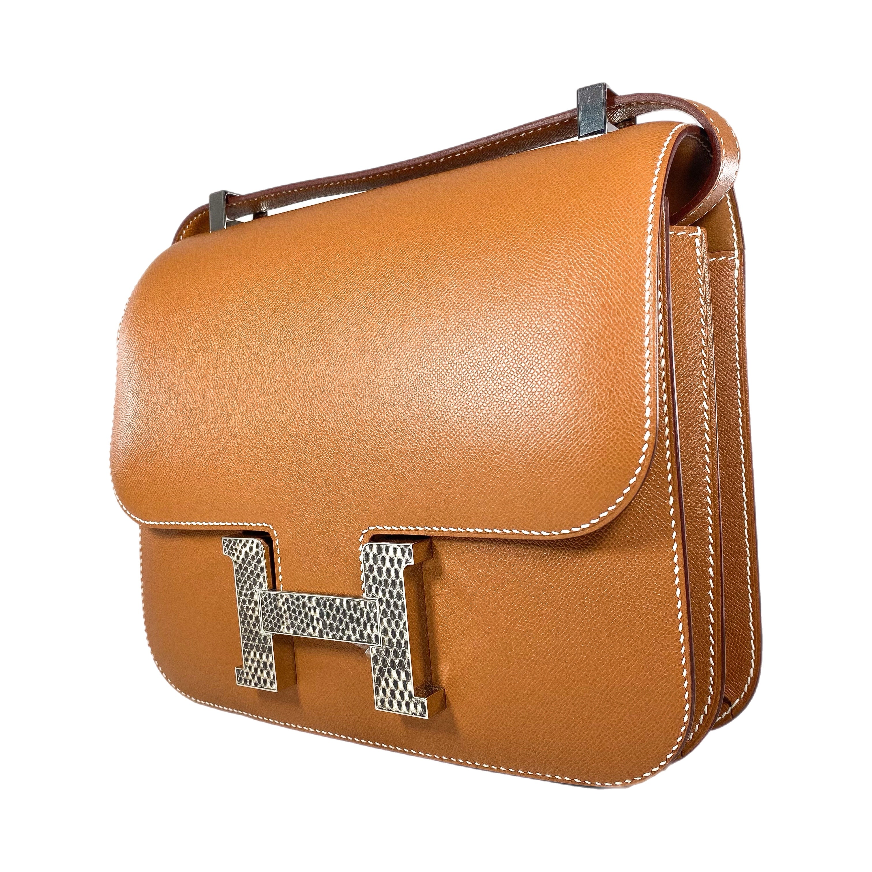 Hermes Constance 24 Gold Madame Ombre Lizard