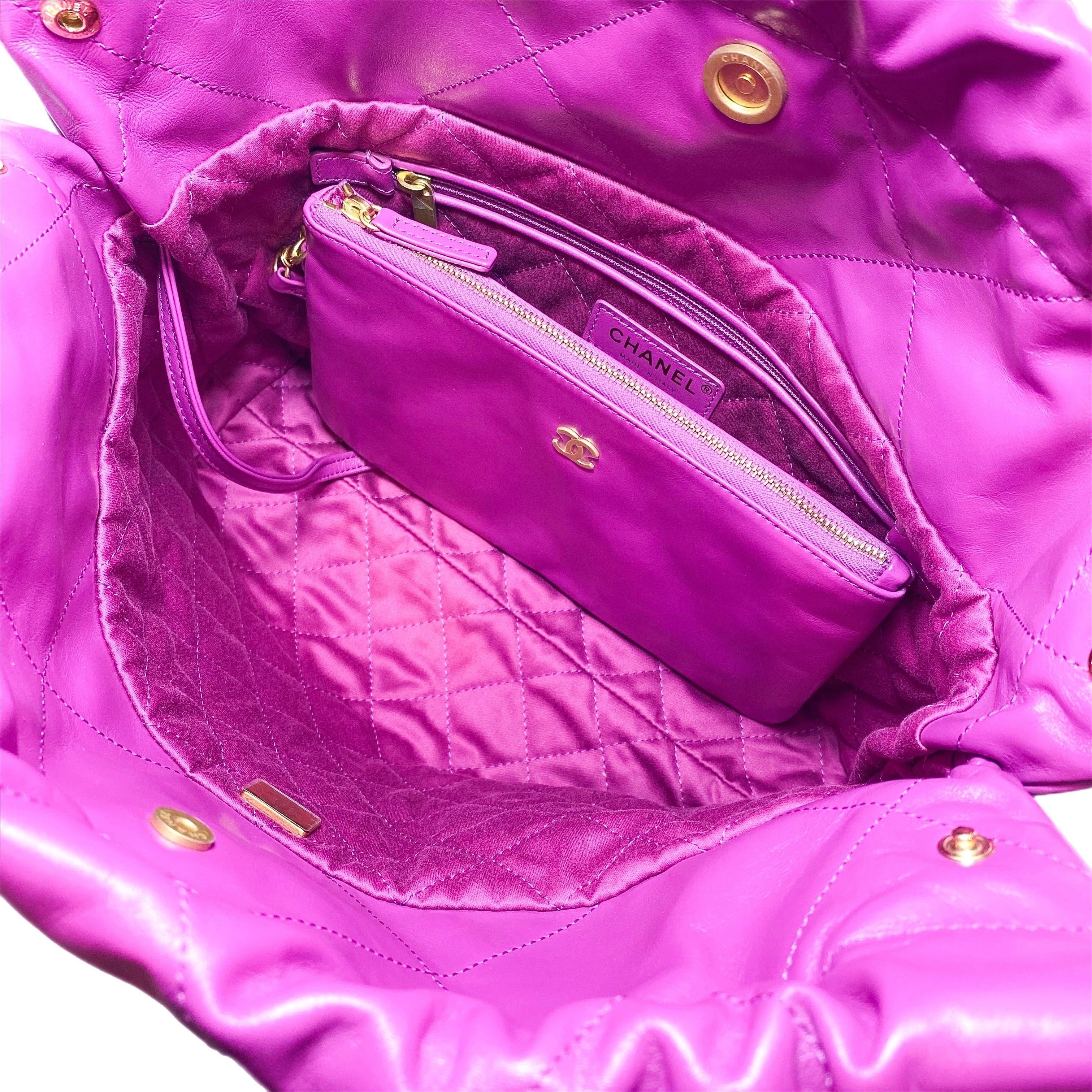 Chanel 22 Medium Dark Pink