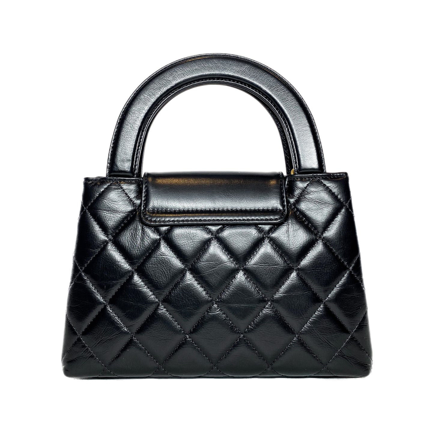 Chanel Black Nano Kelly Top Handle