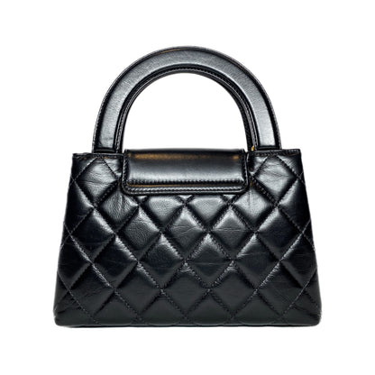 Chanel Black Nano Kelly Top Handle