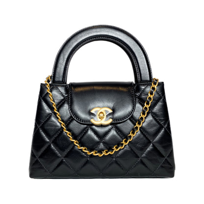 Chanel Black Nano Kelly Top Handle