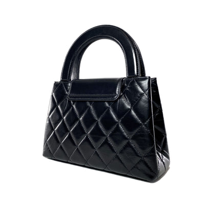 Chanel Black Nano Kelly Top Handle