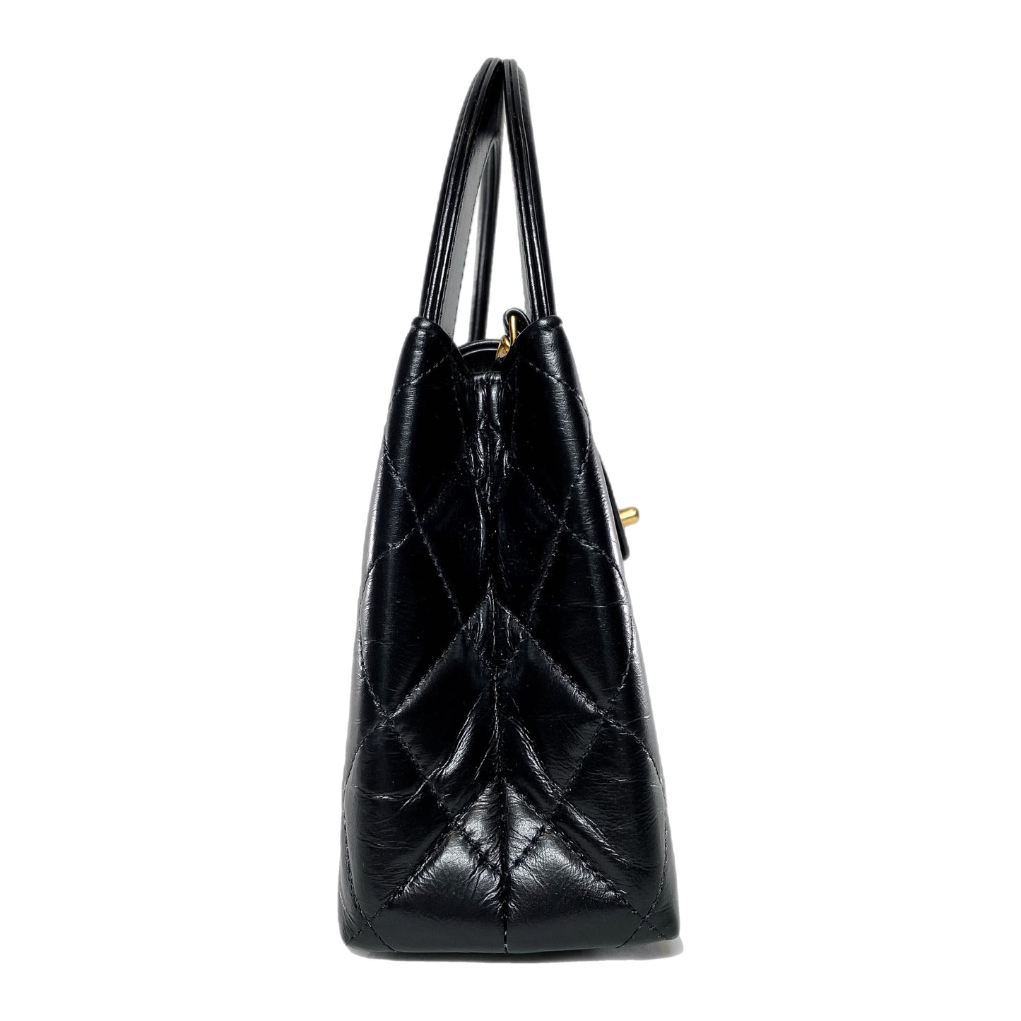 Chanel Black Nano Kelly Top Handle