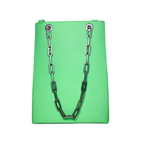 Fendi Green Grace Light Small Shopping Tote