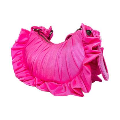 Balenciaga Shocking Pink Ruffled Le Cagole