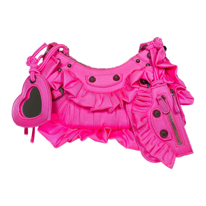 Balenciaga Shocking Pink Ruffled Le Cagole