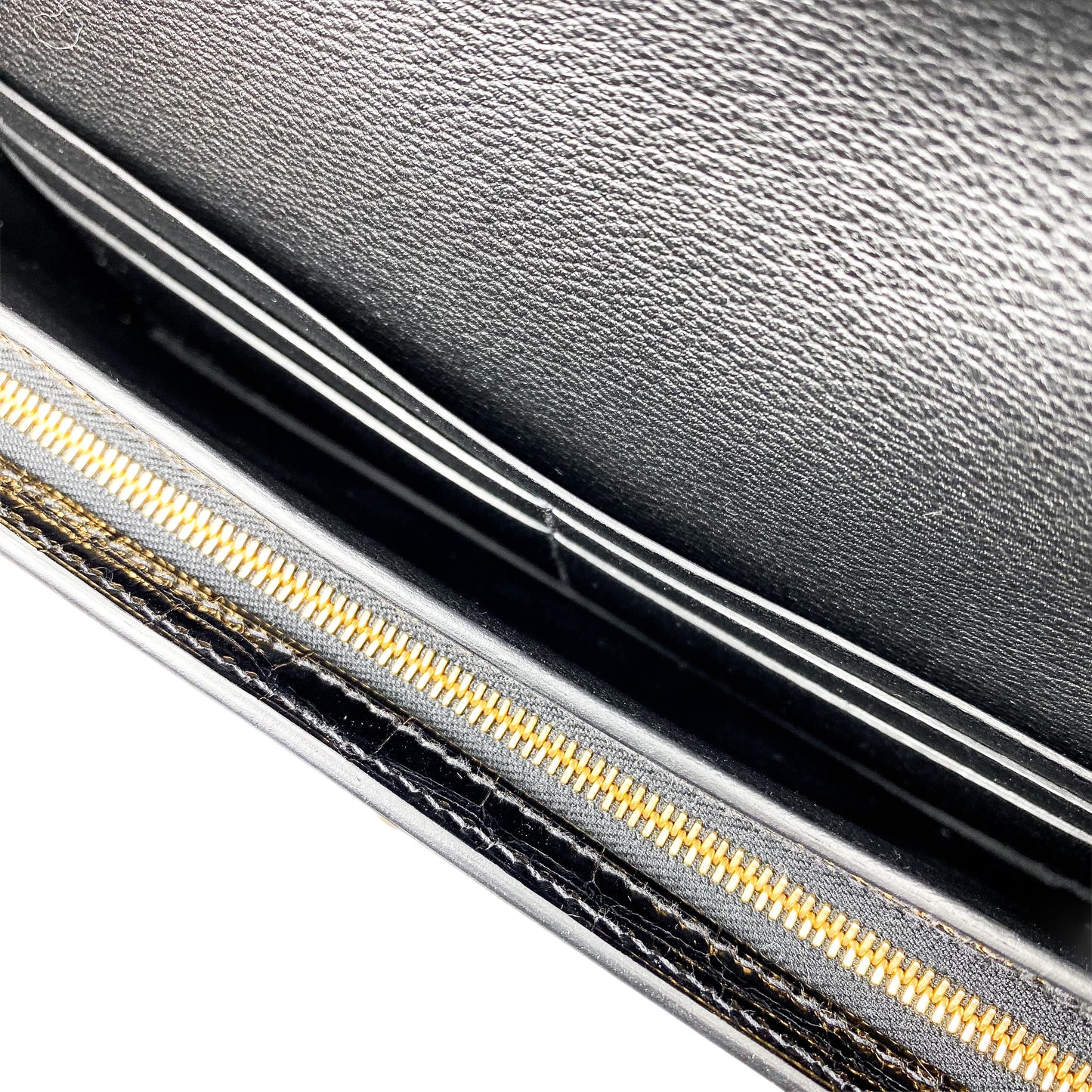 Hermes Kelly Pocket Long Wallet Black Mississippiensis Alligator Gold Hardware