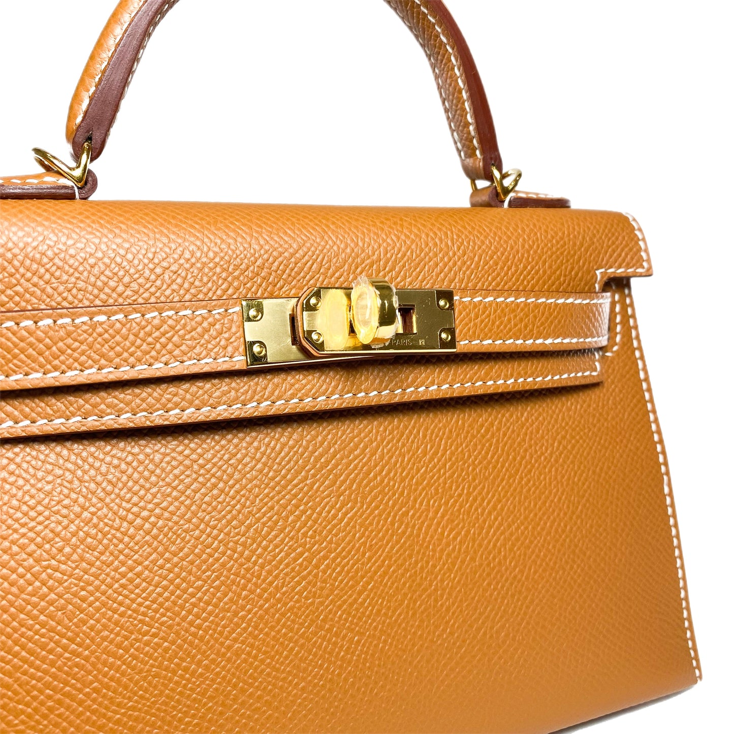 Hermes Mini Kelly 20 Gold Epsom Gold Hardware